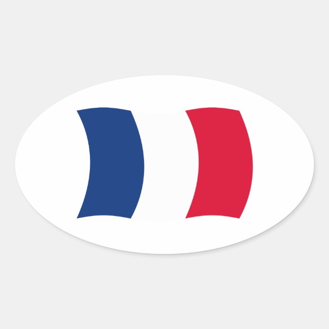 France Flag Sticker (Front)