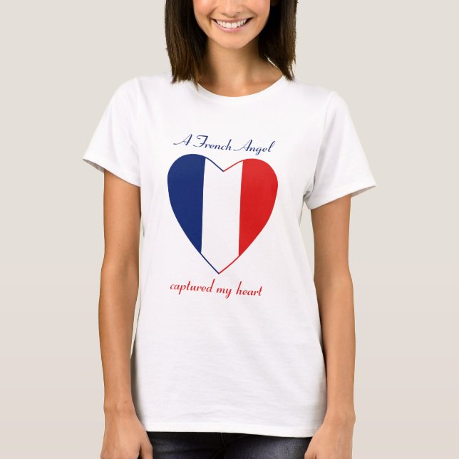 France Flag Sweetheart T-Shirt (Front)