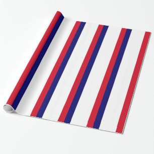 France Flag Wrapping Paper