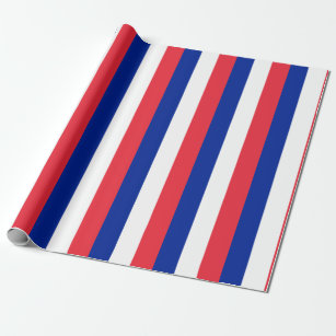 France Flag Wrapping Paper