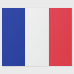 France Flag Wrapping Paper