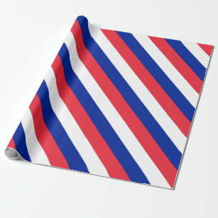 France Flag Wrapping Paper