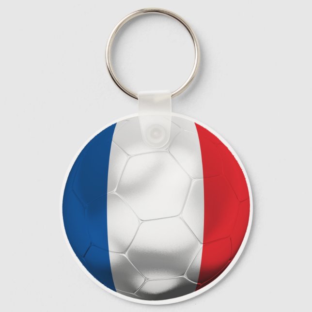 France Football Keychain (Front)