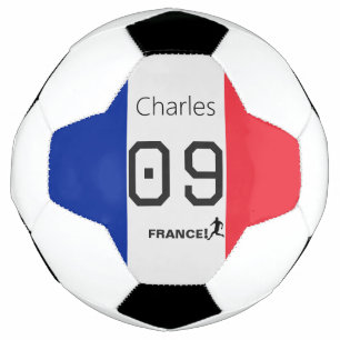 France Football Personalized Team Colors Athlete  Soccer Ball
