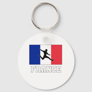 France Football Soccer National Team Keychain