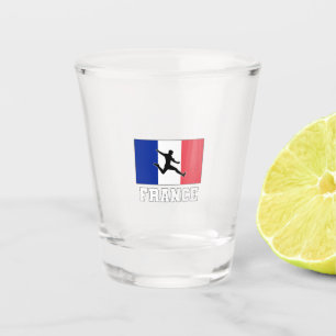 France Football Soccer National Team Shot Glass