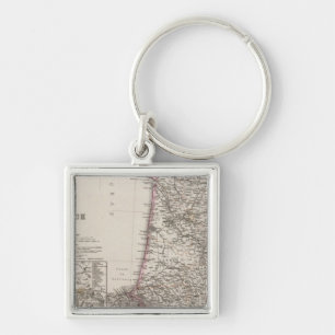 France, four leaves, leaf 3 keychain