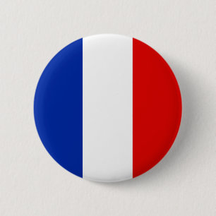 France, France 2 Inch Round Button