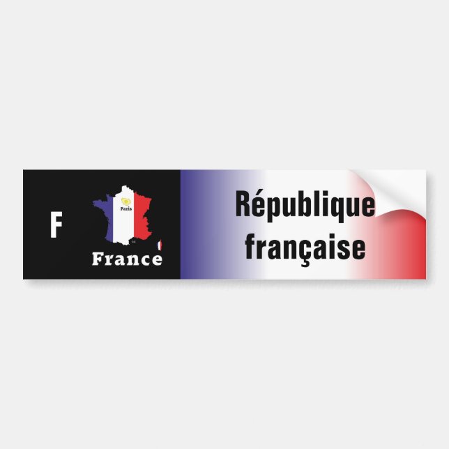 France - France autocollants (Devant)