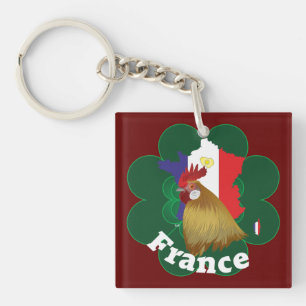 France France Francia Key Keychain