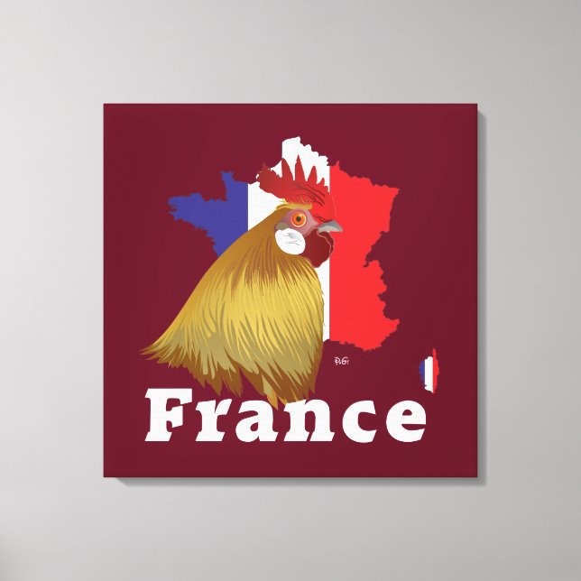 France, France, Francia Leinwand Canvas Print (Front)