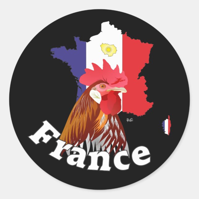 France France Francia stickers (Front)