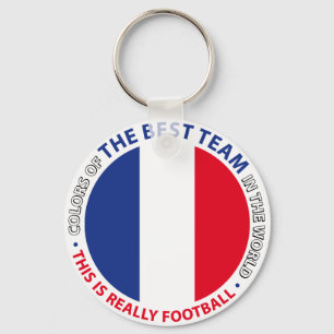 France Frankreich Art Shield Keychain