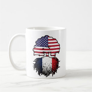 France French American USA United States America Coffee Mug