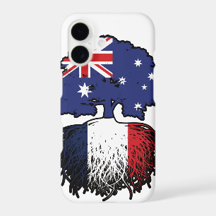France French Australian Australia Tree Roots Flag
