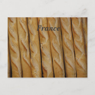 France - French Bread Postcard