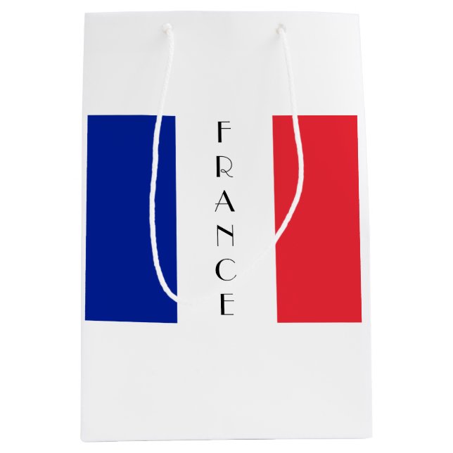 France, French Flag Gift Bag (Front)