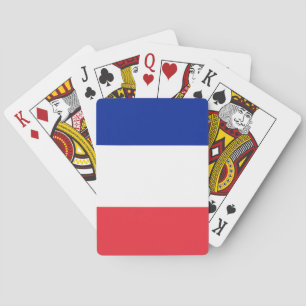 France (French) Flag Playing Cards