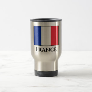 France (French) Flag Travel Mug