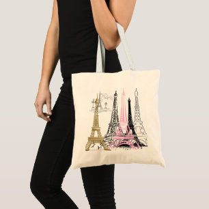 France French Paris Eiffel Tower La Tour  Tote Bag