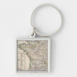France from 1461 to 1610 keychain