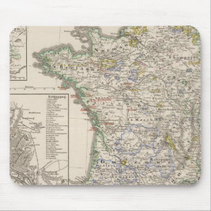 France from 1461 to 1610 mouse pad