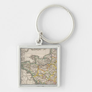 France from 1610 to 1790 keychain