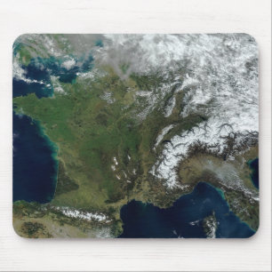 France from space mouse pad