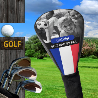 France Golf, Best Dad, French Flag, Photo Golf Head Cover