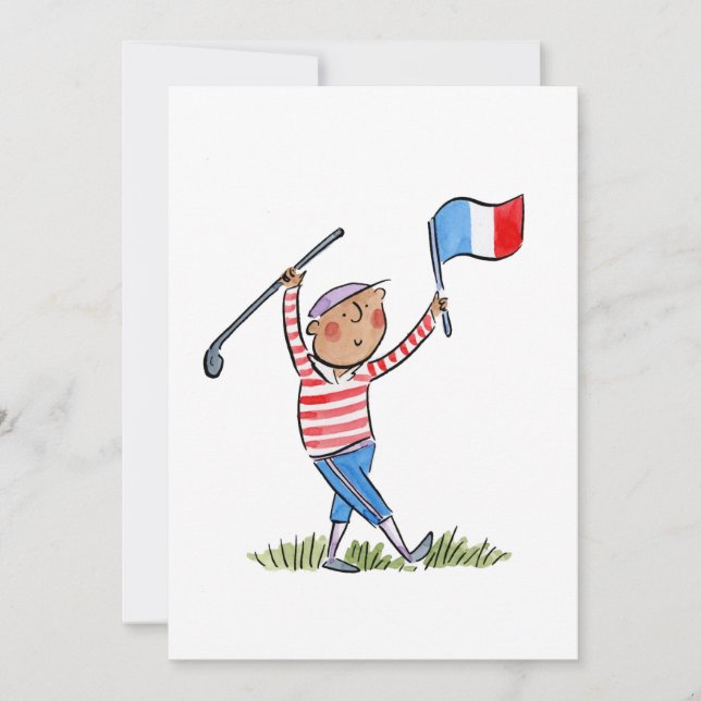 France Golf Invitation (Front)