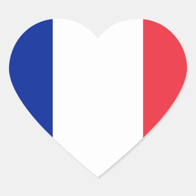 france heart sticker (Front)