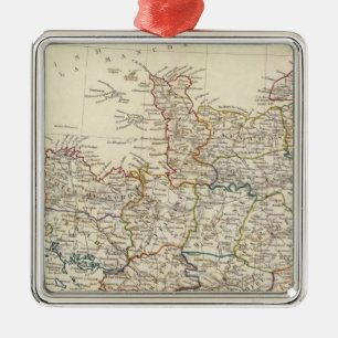 France I Metal Ornament