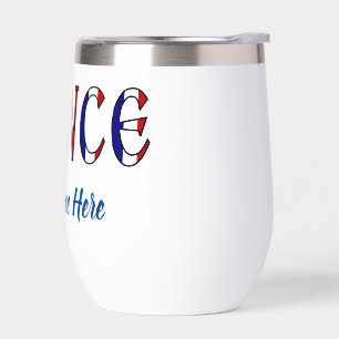 France in French Flag Colours Personalized