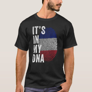 France It's In My DNA Cute French Fingerprint Fran T-Shirt