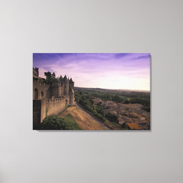 FRANCE, Languedoc Carcassonne Canvas Print (Front)
