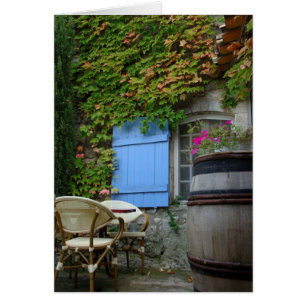 France, Les Baux de Provence, café patio