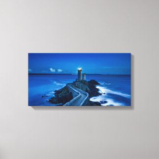 France lighthouse canvas print