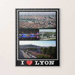 France - Lione - I Love - Jigsaw Puzzle