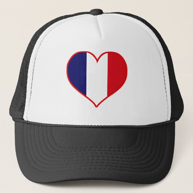 France Love Trucker Hat (Front)