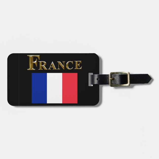 FRANCE LUGGAGE TAG (Front Horizontal)
