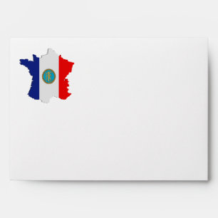 France map envelope