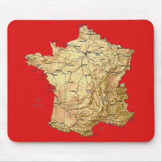 France Map Mousepad