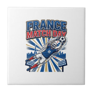 France Match Day Skeleton Striker Nations High Ene Tile