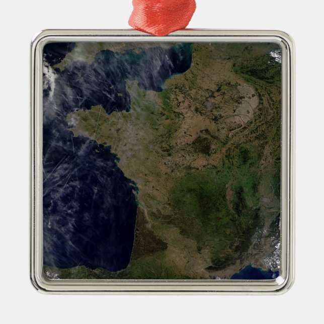 France Metal Ornament (Front)