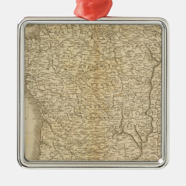 France Metal Ornament (Front)