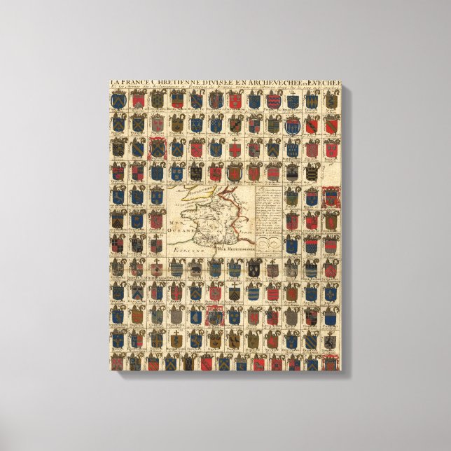 France Military Canvas Print (Front)