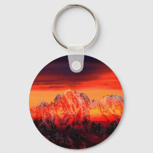 France Mont Blanc Cable Car Keychain