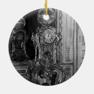 France Palace Versailles astronomical clock 1970 Ceramic Ornament