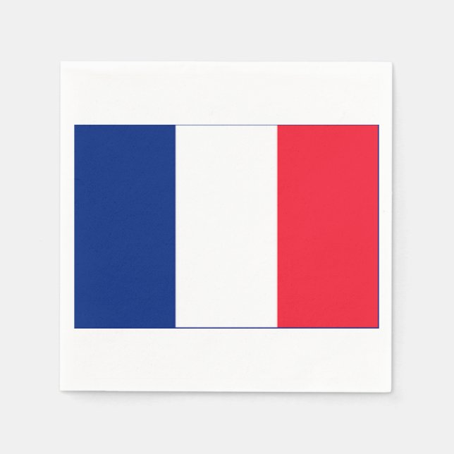 France Paper Party Napkins (Front)