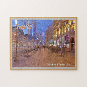 France - Paris - Champs Elysees - Jigsaw Puzzle